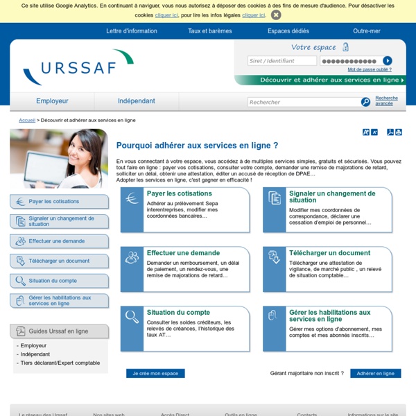 Urssaf en ligne