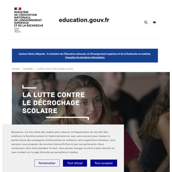 La lutte contre le décrochage scolaire