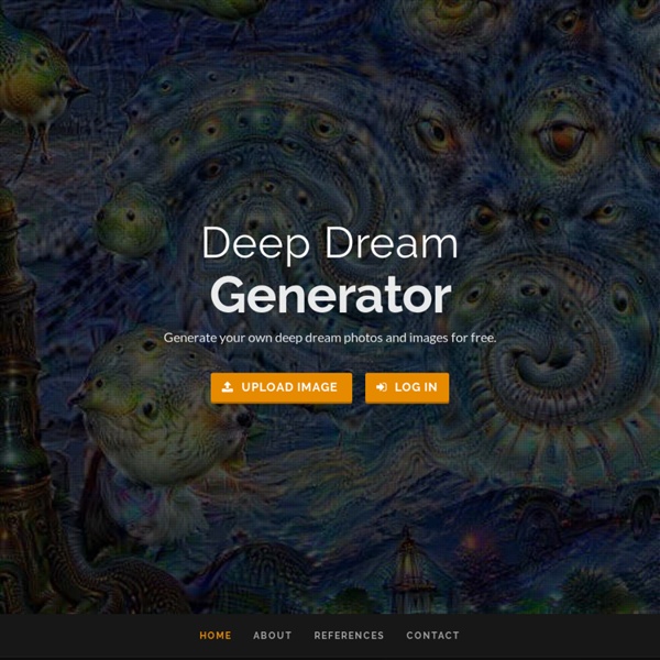 Deep Dream - Online Generator