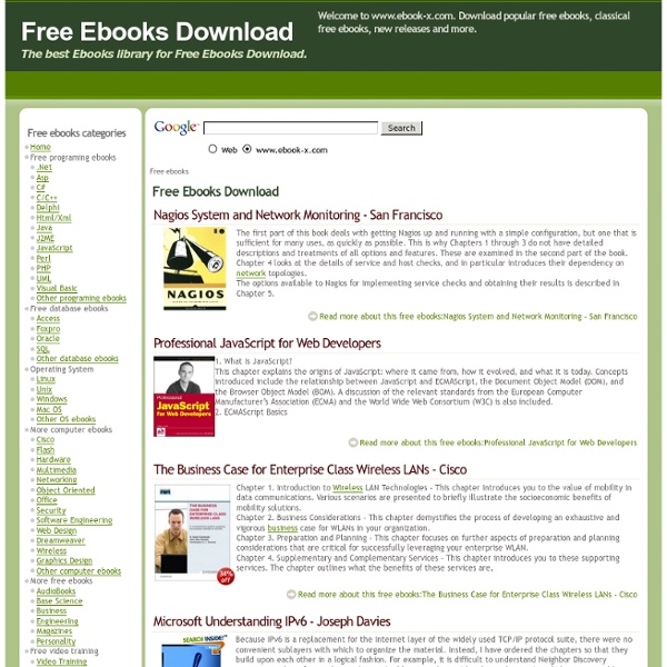 Free Ebook Downloads