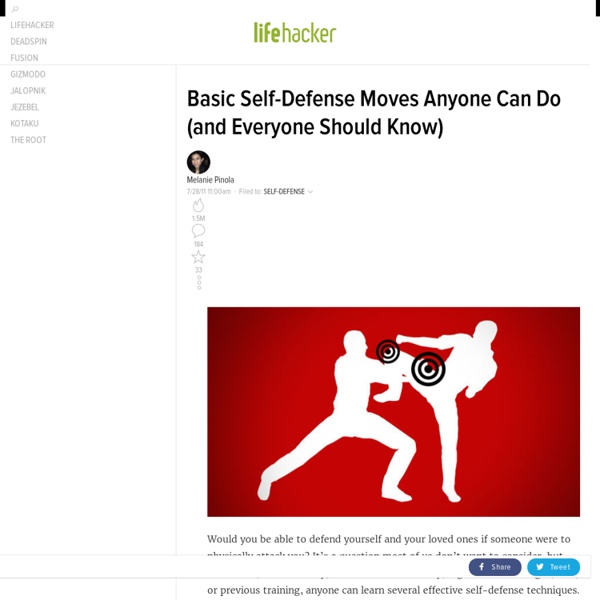 Basic Self-Defense Moves Anyone Can Do (and Everyone Should Know)
