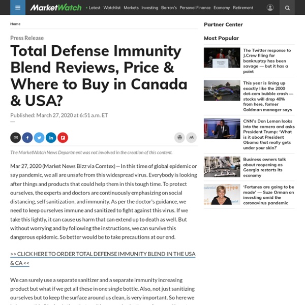 Total Defense Immunity Blend Reviews, Price & Where to Buy in Canada & USA?