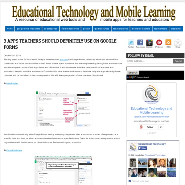3 Apps Teachers Should Definitely Use on Google Forms
