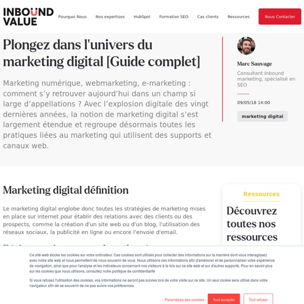 Marketing digital : (Définition + avantages + stratégies) notre guide complet 2019