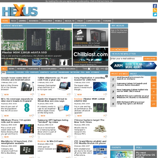 HEXUS.net - Definitive Technology News and Reviews
