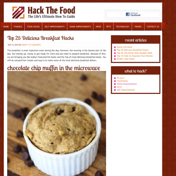 Top 25 Delicious Breakfast Hacks