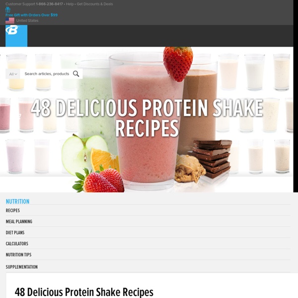 Protein Shake Recipes - Huge Selection Of Great Tasting Mixes