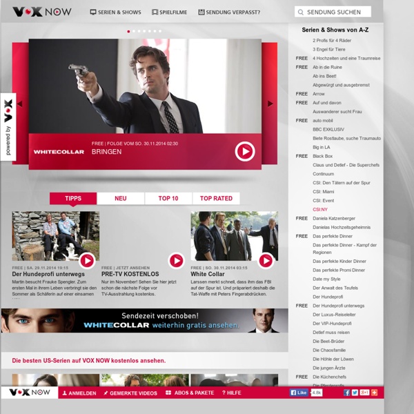 Internet TV bei VOX NOW, dem Video on Demand Portal von VOX