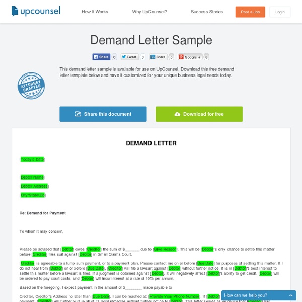 8 Demand Letter Templates Free Word Google Docs Apple