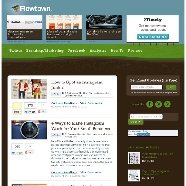 Social Media Marketing Made Simple / Flowtown