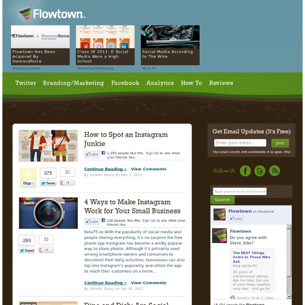 Social Marketing Blog / @flowtown