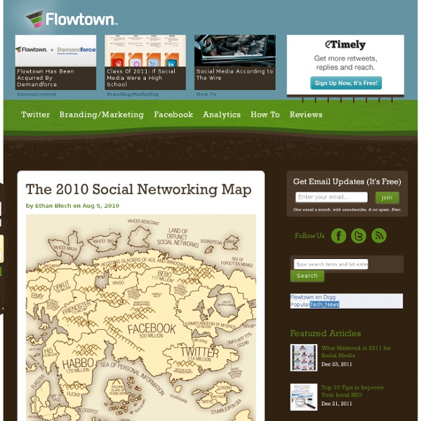 The 2010 Social Networking Map