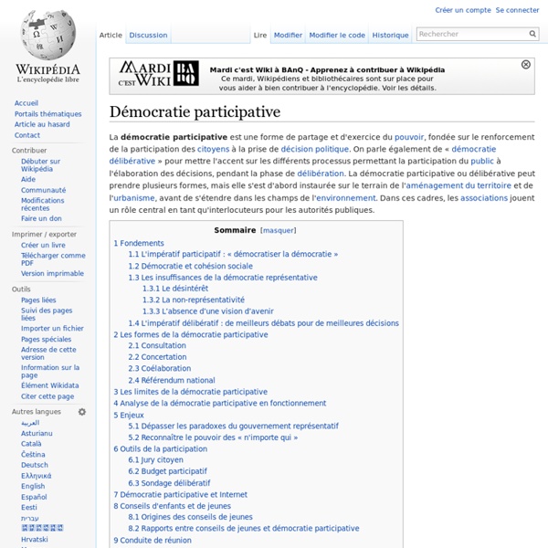 Démocratie participative