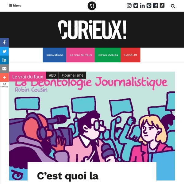 C'est quoi la déontologie journalistique  Pearltrees