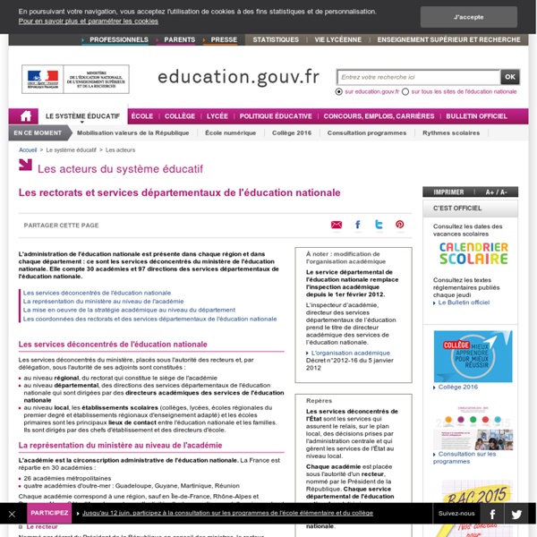 Serveurs académiques