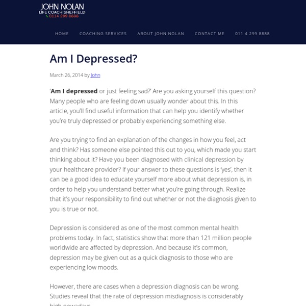 Am I Depressed?