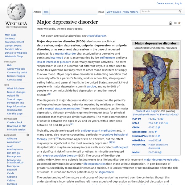 Major depressive disorder