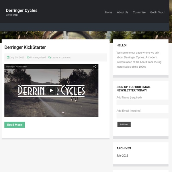 Derringer Cycles Home