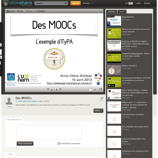 Des MOOCs