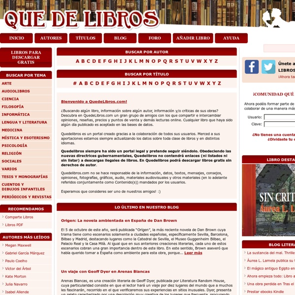 QuedeLibros