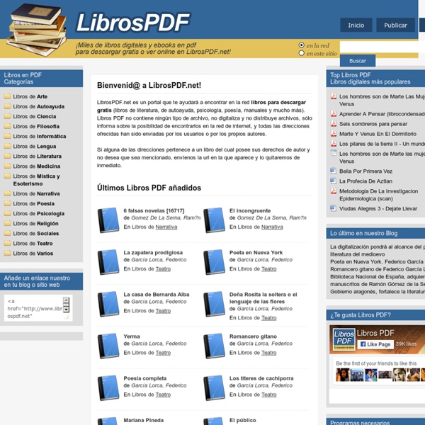Descargar libros PDF gratis