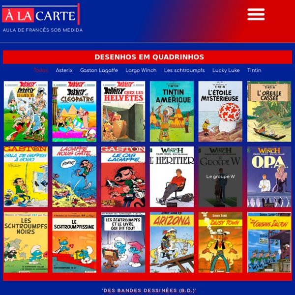 A la Carte des BD à lire en ligne Pearltrees