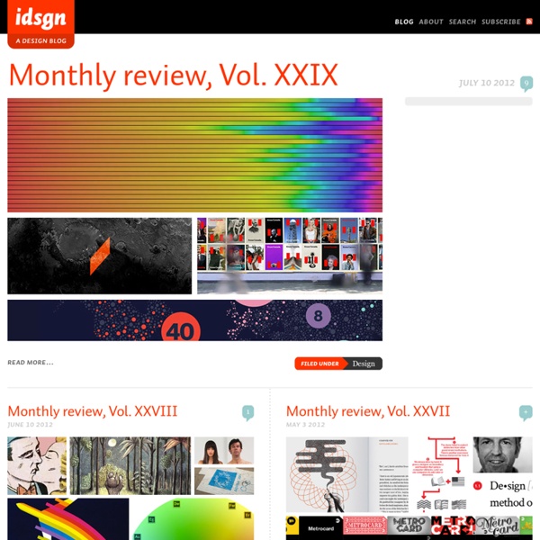 Design and branding news: idsgn (a design blog)