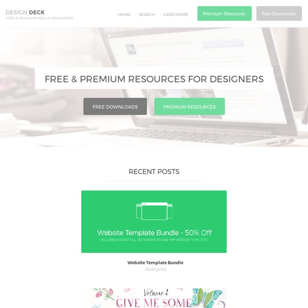 Free PSD's & Resources for Designers