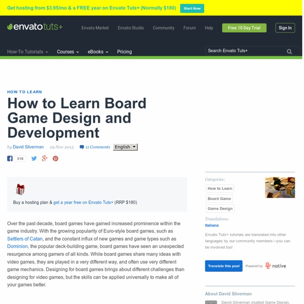 How To Learn Board Game Design and Development