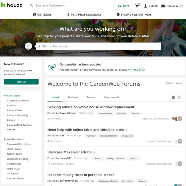 GardenWeb - The Internet's Garden Community