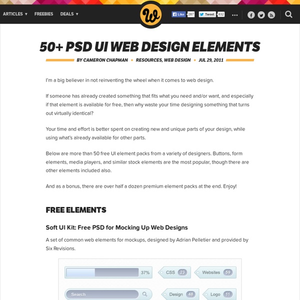 50+ PSD UI