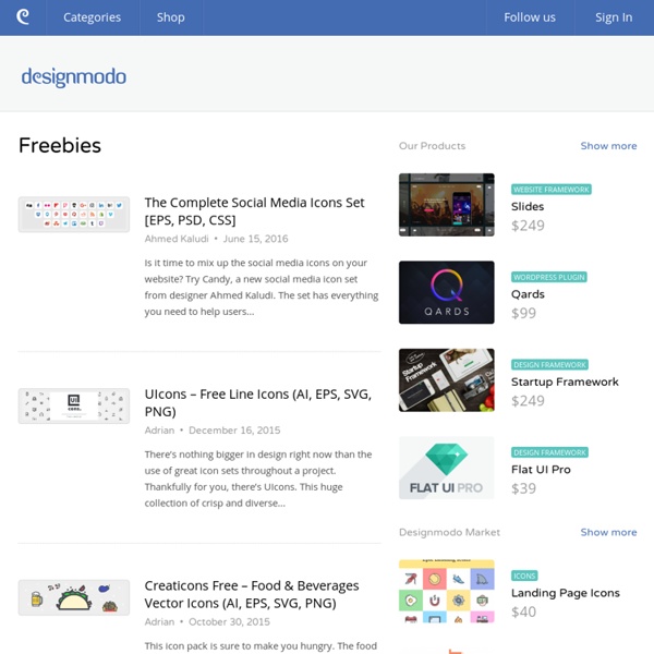 Amazing Resource for Design Freebies