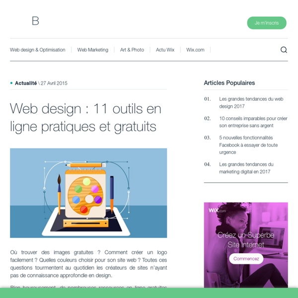 Web design : 11 outils en ligne pratiques et gratuits