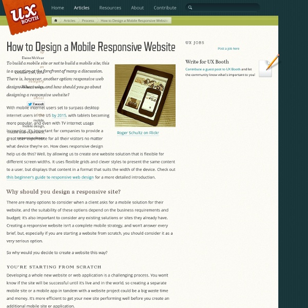 How to Design a Mobile Responsive Website