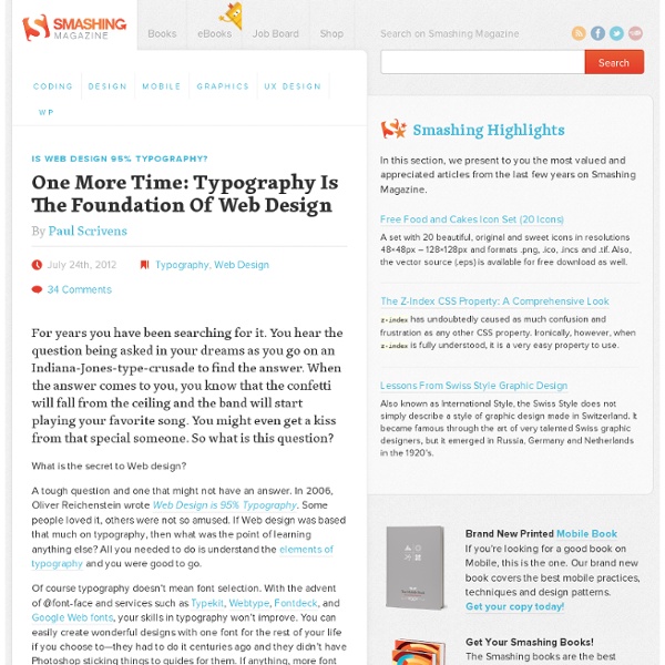 Typography Is The Foundation Of Web Design