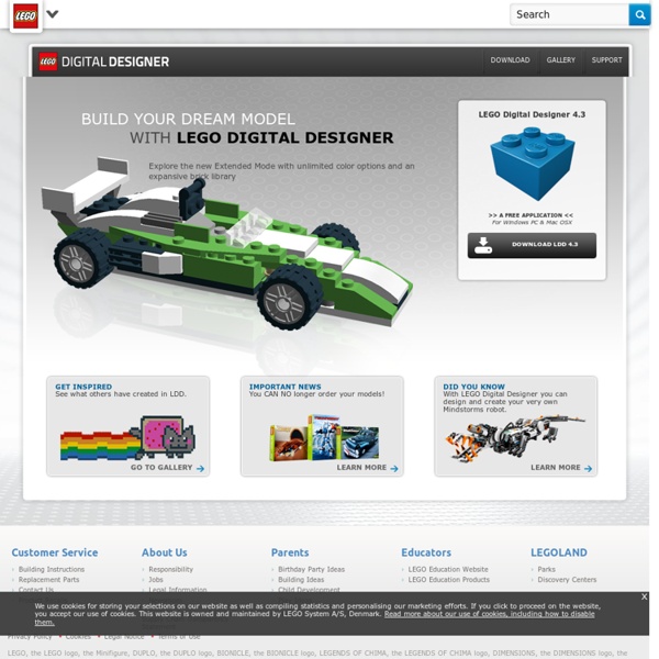 LEGO.com Digital Designer Virtual Building Software