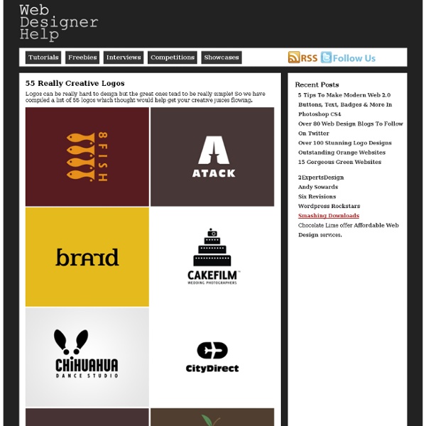 Web Designer Help » 55 Really Creative Logos