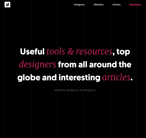 Designers List - Great resources and websites for designers.