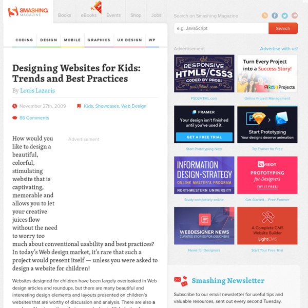 Designing Websites for Kids: Trends and Best Practices