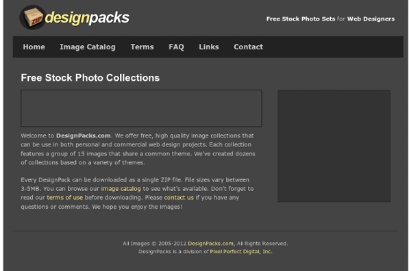 DesignPacks.com - Free Stock Photo Sets for Web Designers