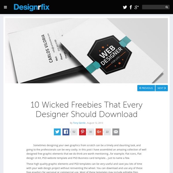 10 Wicked Freebies That Every Designer Should Download