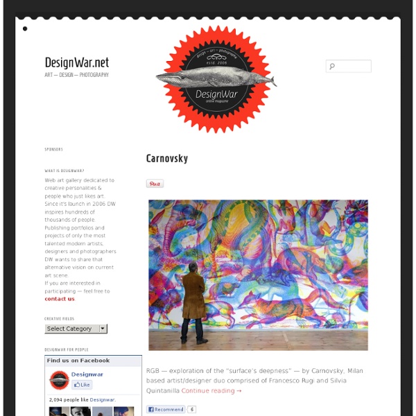 DesignWar : art, design, photography, architecture, streetart, fashion, advertisement, cinema & tv - free graphic stuff