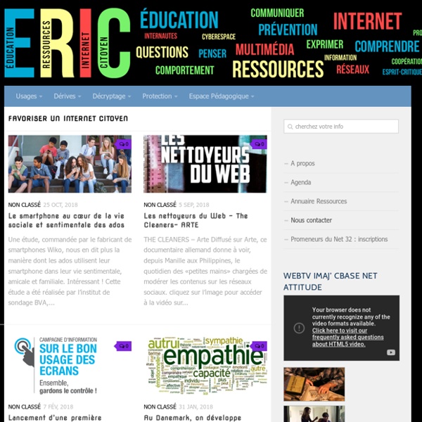 É.R.I.C.32 – Portail de Ressources à Destination de Professionnels de Jeunes et de Parents