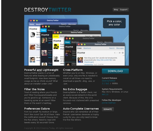 DestroyTwitter 2.0