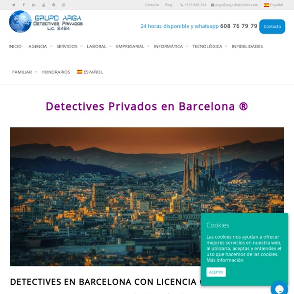 Servicios de detectives privados en Barcelona