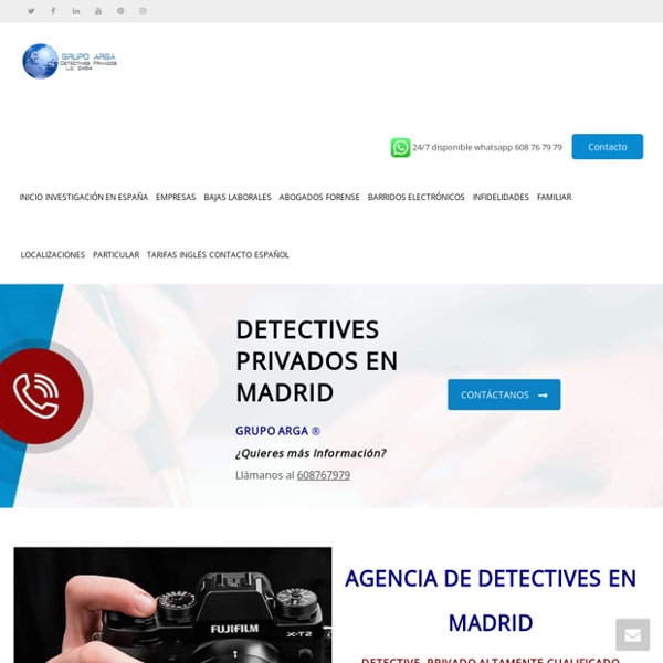 ▷Detectives Madrid ¡Consulta GRATIS! Mejor Detective Madrid