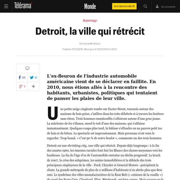 Detroit, la ville qui rétrécit