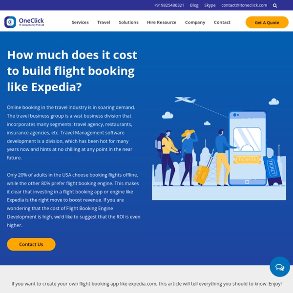 Flight Booking Engine App Development Cost like Expedia