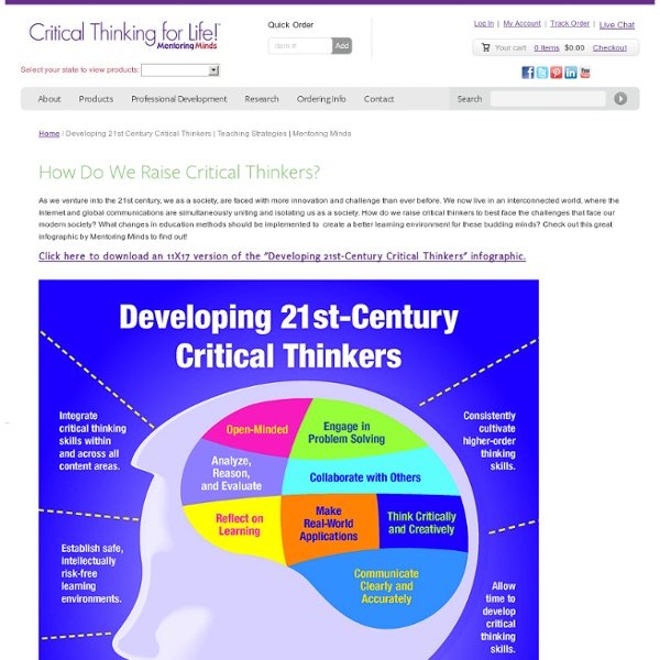 Developing 21st Century Critical Thinkers
