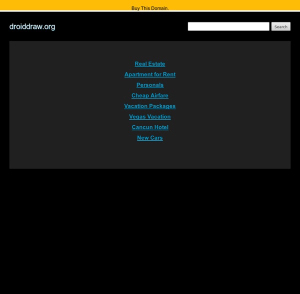 DroidDraw : Graphical User Interface Editor for Android Cell Pho